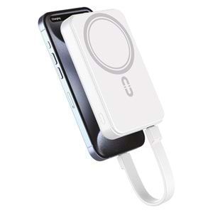 MT4440 10.000 MAH MAGSAFE DAHİLİ KABLOLU 22.5 W PD ŞARJ POWERBANK /60