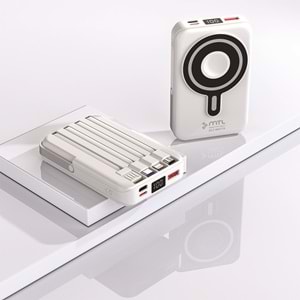MT4450 10.000 MAH MAGSAFE DAHİLİ KABLOLU 22.5 W PD ŞARJ POWERBANK /60