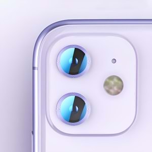 IPHONE 12 / IPHONE 12 MİNİ SAFİR LENS KORUMA - PURPLE