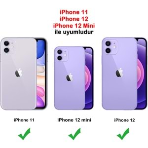 IPHONE 12 / IPHONE 12 MİNİ SAFİR LENS KORUMA - PURPLE