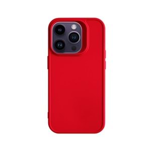 IPHONE 14 PRO RENK ATMAYAN KEEP SİLİKON KILIF - KIRMIZI