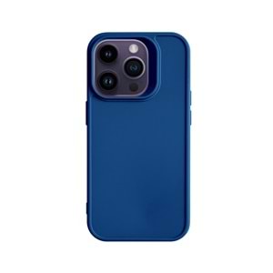 IPHONE 14 PRO RENK ATMAYAN KEEP SİLİKON KILIF - LACIVERT