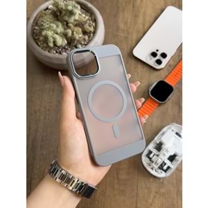IPHONE 15 MAGSAFE UYUMLU MAT SOO-635 SİLİKON KILIF KAPAK
