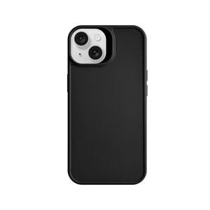 IPHONE 15 RENK ATMAYAN KEEP SİLİKON KILIF - SIYAH