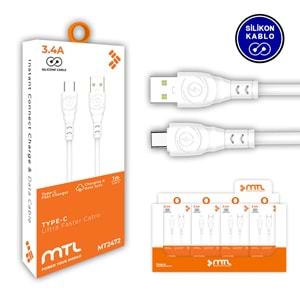 MT2472 3.4A TYPE-C USB ŞARJ DATA KABLO /25/250