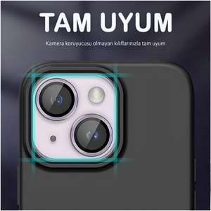 IPHONE 14 / IPHONE 14 PLUS SAFİR LENS KORUMA - PURPLE