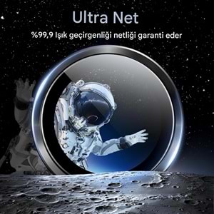 IPHONE 15 / IPHONE 15 PLUS SAFİR LENS KORUMA - BLACK