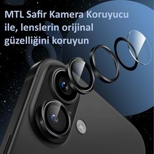 IPHONE 16 / IPHONE 16 PLUS SAFİR LENS KORUMA - BLACK