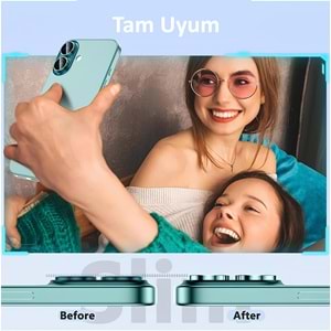 IPHONE 16 / IPHONE 16 PLUS SAFİR LENS KORUMA - GREEN