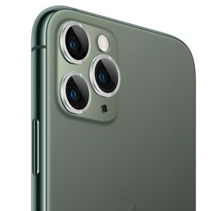 IPHONE 11 PRO / IPHONE 11 PRO MAX SAFİR LENS KORUMA - SILVER