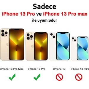 IPHONE 13 PRO / IPHONE 13 PRO MAX SAFİR LENS KORUMA - GOLD