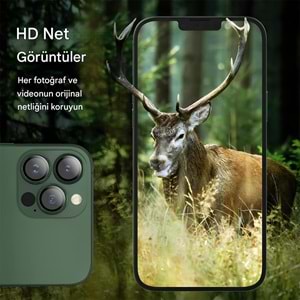 IPHONE 13 PRO / IPHONE 13 PRO MAX SAFİR LENS KORUMA - GREEN