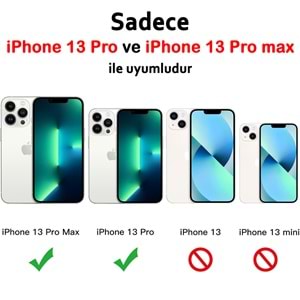 IPHONE 13 PRO / IPHONE 13 PRO MAX SAFİR LENS KORUMA - SILVER