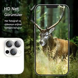 IPHONE 13 PRO / IPHONE 13 PRO MAX SAFİR LENS KORUMA - SILVER