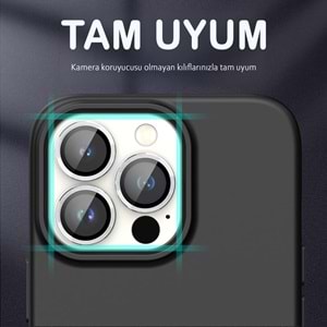 IPHONE 13 PRO / IPHONE 13 PRO MAX SAFİR LENS KORUMA - SILVER