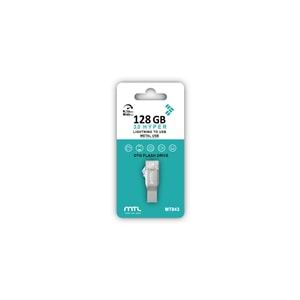 MT843 128 GB 3.0 HYPER LİGHTNİNG TO USB METAL DÖNÜŞTÜRÜCÜ FLASH BELLEK /20