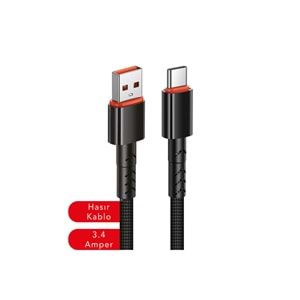 MT2015 3.4A TYPE-C USB ŞARJ DATA KABLO 30/300