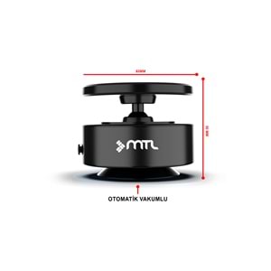 MT6080 AUTO VAKUMLU MANYETİK MAGSAFE STANDLI ARAÇ TUTUCU /43
