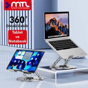 MT6541 MASA ÜSTÜ METAL STAND LAPTOP VE TABLET TUTUCU /100