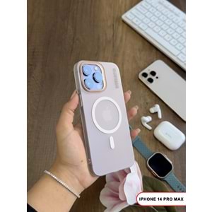 IPHONE 14 PRO MAX MAGSAFE UYUMLU MAT SERT KLEİN KILIF