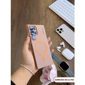 SAMSUNG S23 ULTRA MAGSAFE UYUMLU MAT SERT KLEİN KILIF