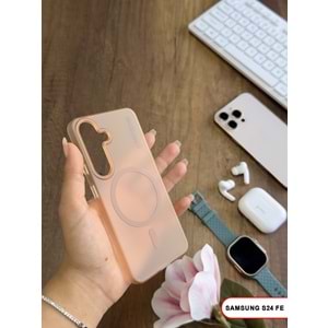 SAMSUNG S24 FE MAGSAFE UYUMLU MAT SERT KLEİN KILIF