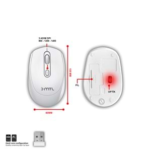 MT8520 WİRELESS KLAVYE & MOUSE SET /22