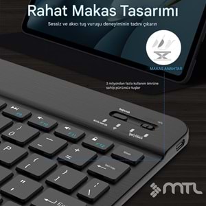 MT8530 BLUETOOTH MİNİ TABLET / PC / TV UYUMLU ŞARJLI KLAVYE MOUSE SET /50