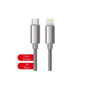 MT2120 60W LİGHTNİNG TO TYPE-C PD ŞARJ DATA KABLO 10/200