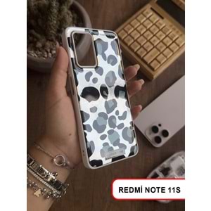 XİAOMİ REDMİ NOTE 11 4G / NOTE 11S 4G LEOPAR DESENLİ LEO SİLİKON KILIF