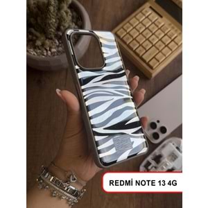 XİAOMİ REDMİ NOTE 13 4G LEOPAR DESENLİ LEO SİLİKON KILIF