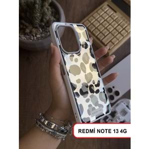 XİAOMİ REDMİ NOTE 13 4G LEOPAR DESENLİ LEO SİLİKON KILIF
