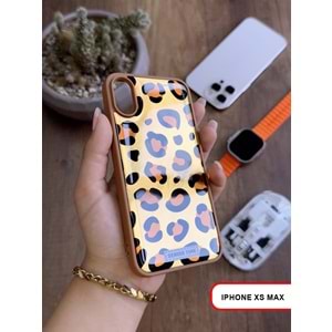 IPHONE XS MAX LEOPAR DESENLİ LEO SİLİKON KILIF