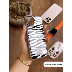 IPHONE 11 PRO MAX LEOPAR DESENLİ LEO SİLİKON KILIF