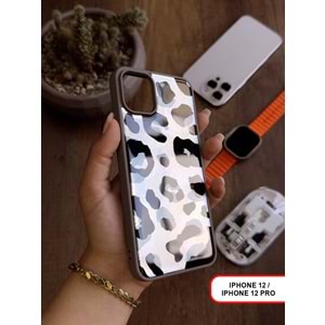 IPHONE 12/12 PRO LEOPAR DESENLİ LEO SİLİKON KILIF