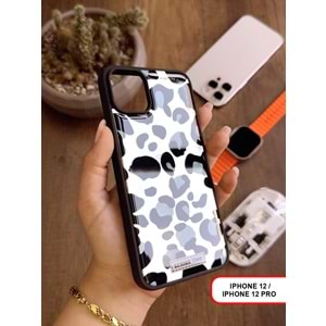 IPHONE 12/12 PRO LEOPAR DESENLİ LEO SİLİKON KILIF