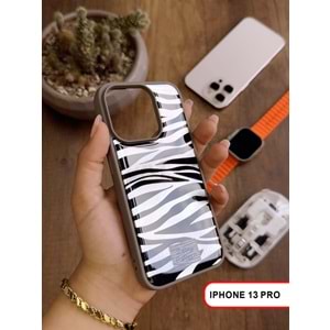 IPHONE 13 PRO LEOPAR DESENLİ LEO SİLİKON KILIF