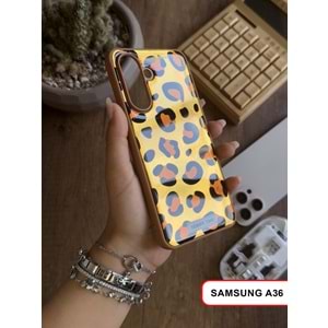 SAMSUNG A36 LEOPAR DESENLİ LEO SİLİKON KILIF