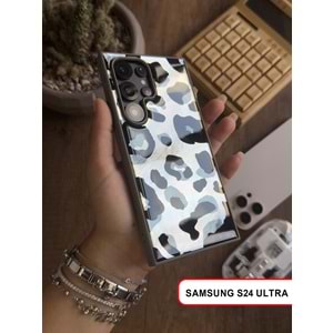 SAMSUNG S24 ULTRA LEOPAR DESENLİ LEO SİLİKON KILIF