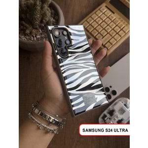 SAMSUNG S24 ULTRA LEOPAR DESENLİ LEO SİLİKON KILIF