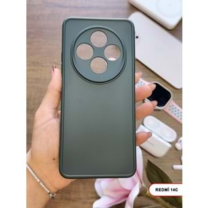 XİAOMİ REDMİ 14C RENK ATMAYAN KEEP SİLİKON KILIF - HAKI