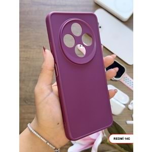 XİAOMİ REDMİ 14C RENK ATMAYAN KEEP SİLİKON KILIF - MOR