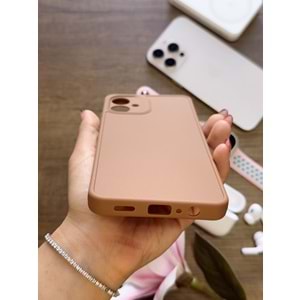 SAMSUNG A06 RENK ATMAYAN KEEP SİLİKON KILIF - KAHVERENGİ