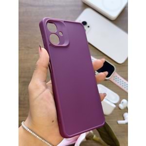 SAMSUNG A06 RENK ATMAYAN KEEP SİLİKON KILIF - MOR