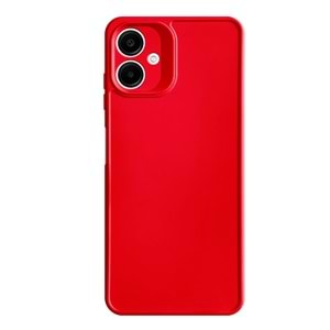 SAMSUNG A16 RENK ATMAYAN KEEP SİLİKON KILIF - KIRMIZI
