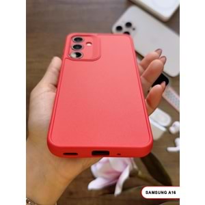 SAMSUNG A16 RENK ATMAYAN KEEP SİLİKON KILIF - KIRMIZI