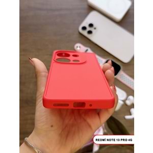 XİAOMİ REDMİ NOTE 13 PRO 4G RENK ATMAYAN KEEP SİLİKON KILIF - KIRMIZI