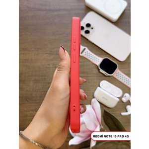 XİAOMİ REDMİ NOTE 13 PRO 4G RENK ATMAYAN KEEP SİLİKON KILIF - KIRMIZI
