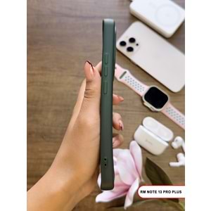 XİAOMİ REDMİ NOTE 13 PRO PLUS RENK ATMAYAN KEEP SİLİKON KILIF - HAKI