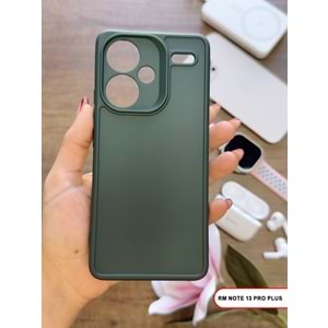 XİAOMİ REDMİ NOTE 13 PRO PLUS RENK ATMAYAN KEEP SİLİKON KILIF - HAKI